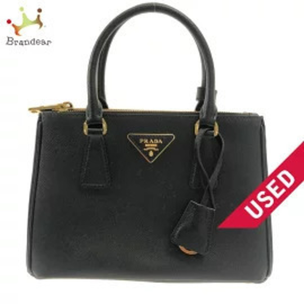 Prada Galleria Bag Handbag Black Saffiano Luxe Leather
